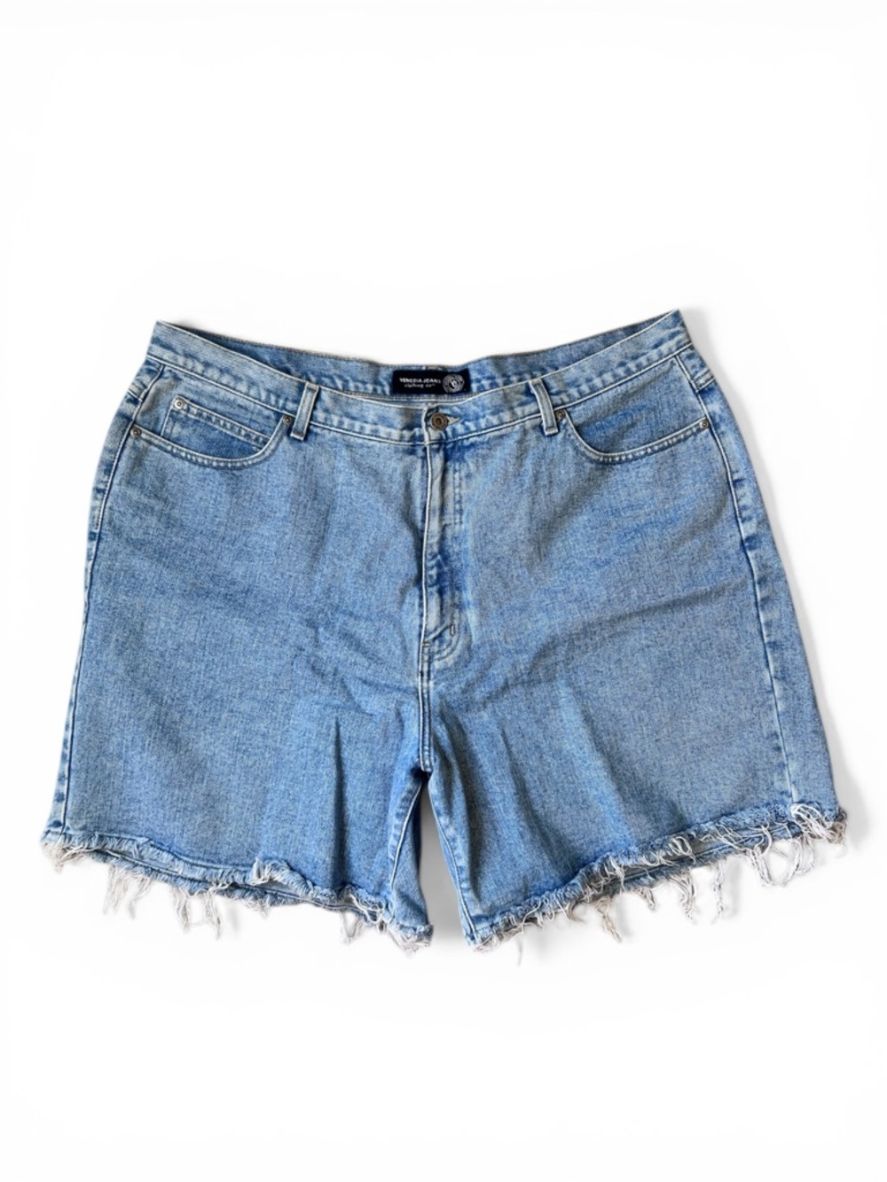 Venezia Jeans High Rise Cut-Off Denim Shorts